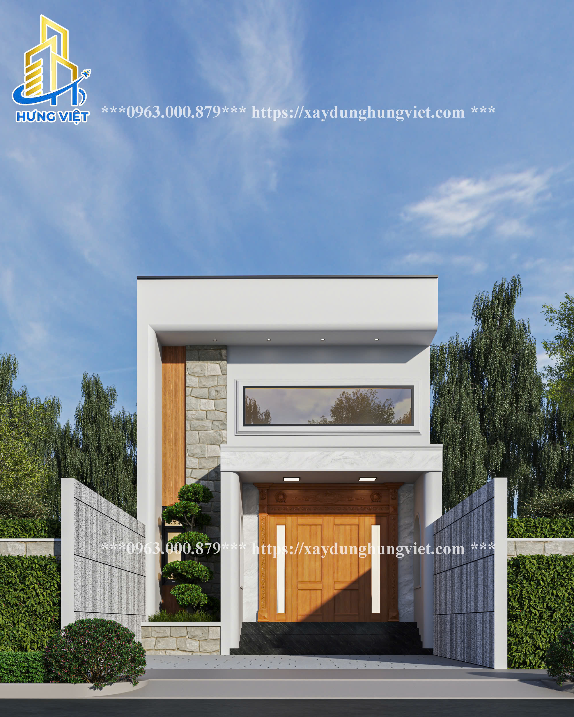 [MS45] Thiết kế nhà gác lửng ấn tượng 2025 – Bản phối hoàn hảo giữa thẩm mỹ và công năng